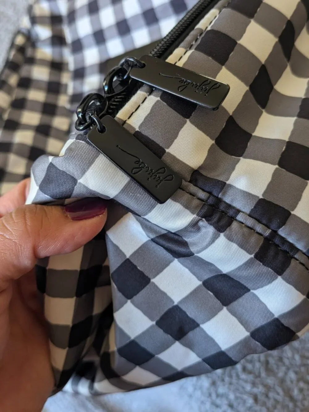 Jujube mini backpack gingham